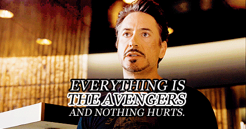 Everything is the Avengers and nothing hurts