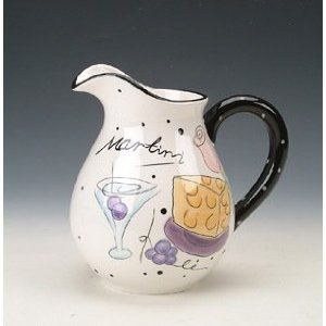 Ceramic martini pitcher