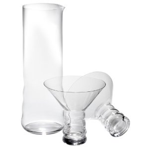 Riedel Martini pitcher and tumblers