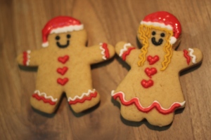 Christmas Gingerbread Men and Women, BEFORE
